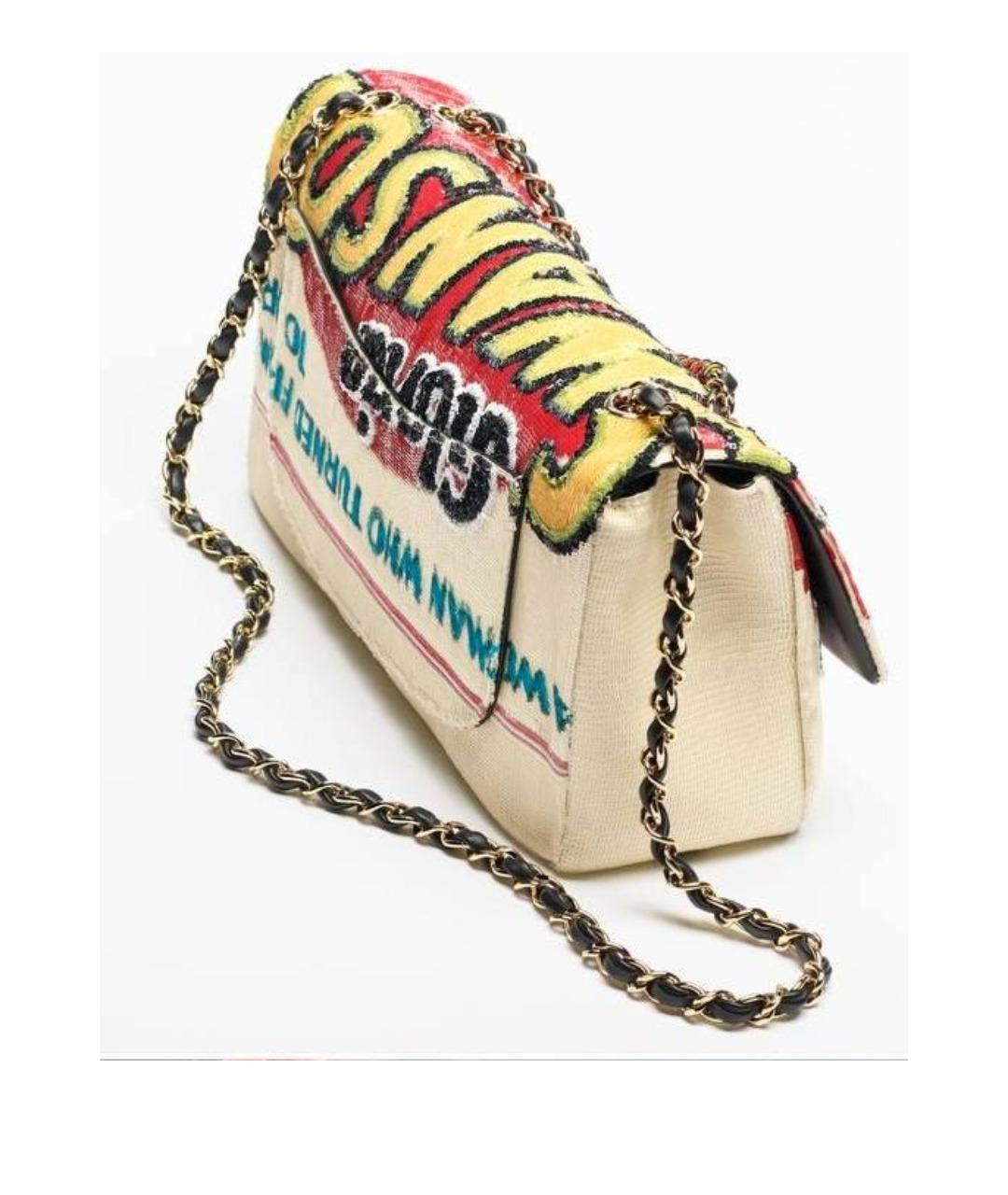 CHANEL Красная сумка через плечо, фото 4