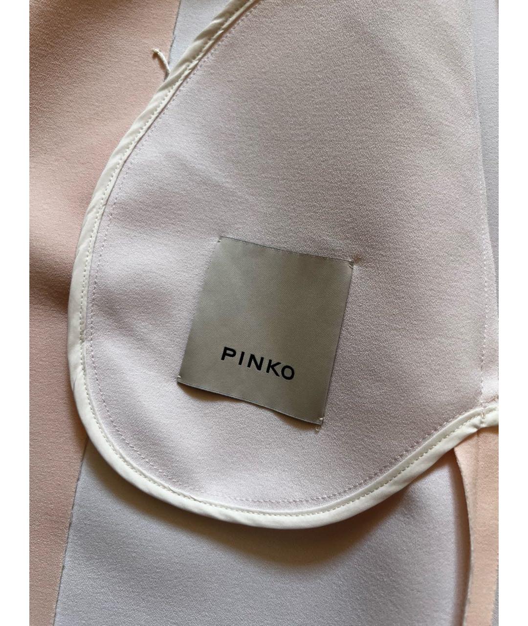 PINKO Розовый полиэстеровый жакет/пиджак, фото 6