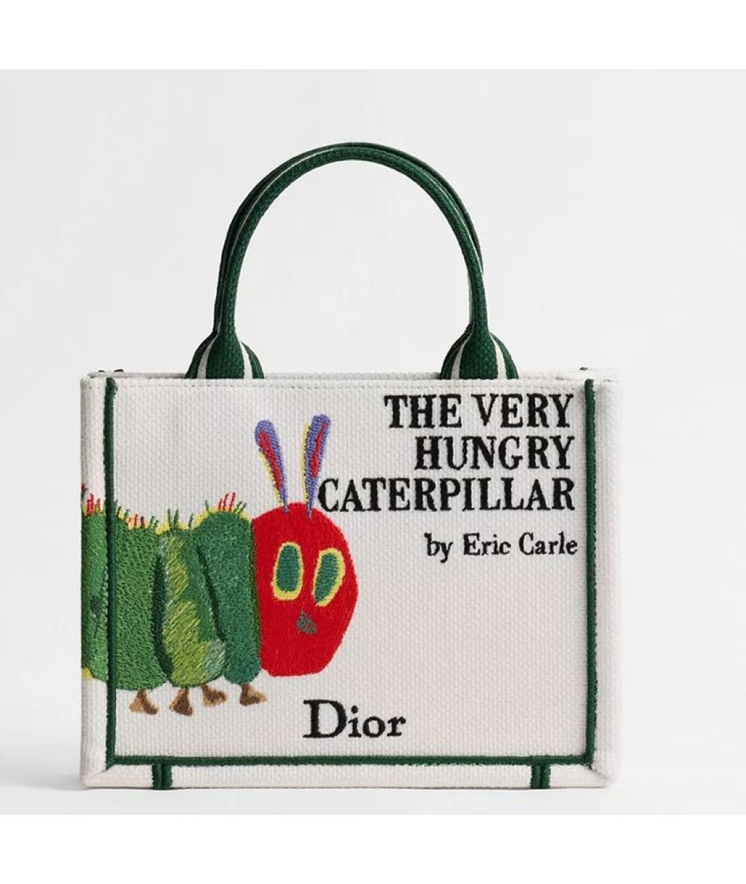 CHRISTIAN DIOR Белая сумка тоут, фото 3