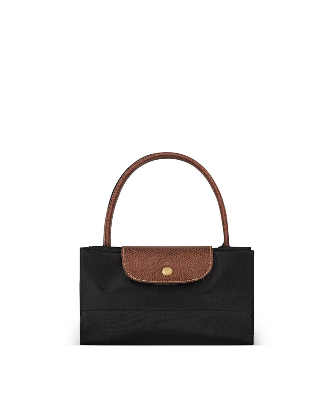 LONGCHAMP Черная синтетическая сумка тоут, фото 7