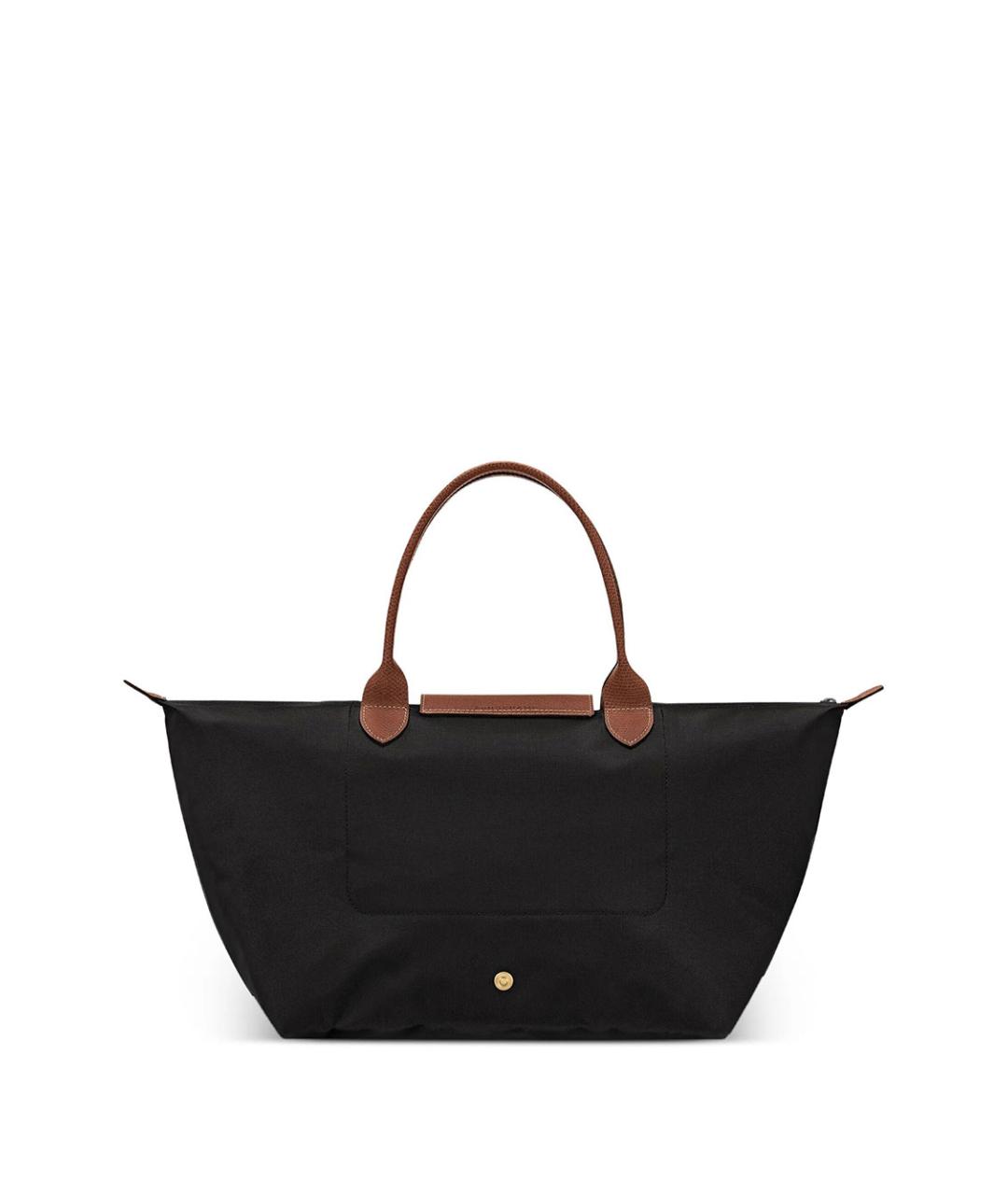 LONGCHAMP Черная синтетическая сумка тоут, фото 3