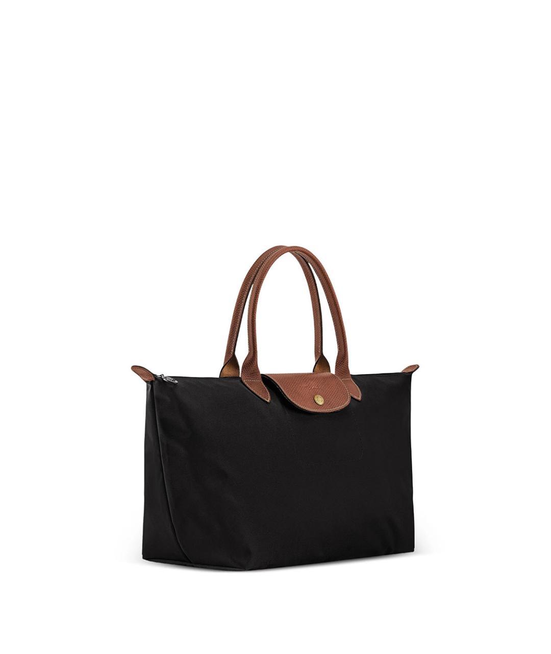 LONGCHAMP Черная синтетическая сумка тоут, фото 5