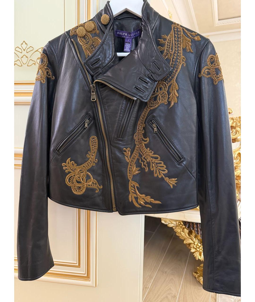 RALPH LAUREN PURPLE LABEL Черная куртка, фото 5