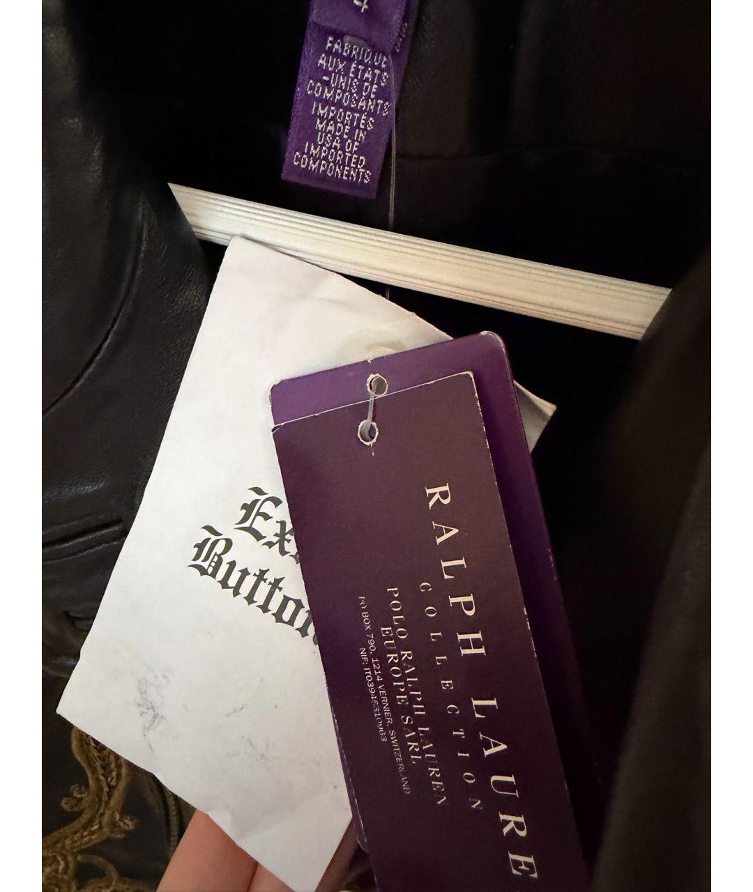 RALPH LAUREN PURPLE LABEL Черная куртка, фото 3