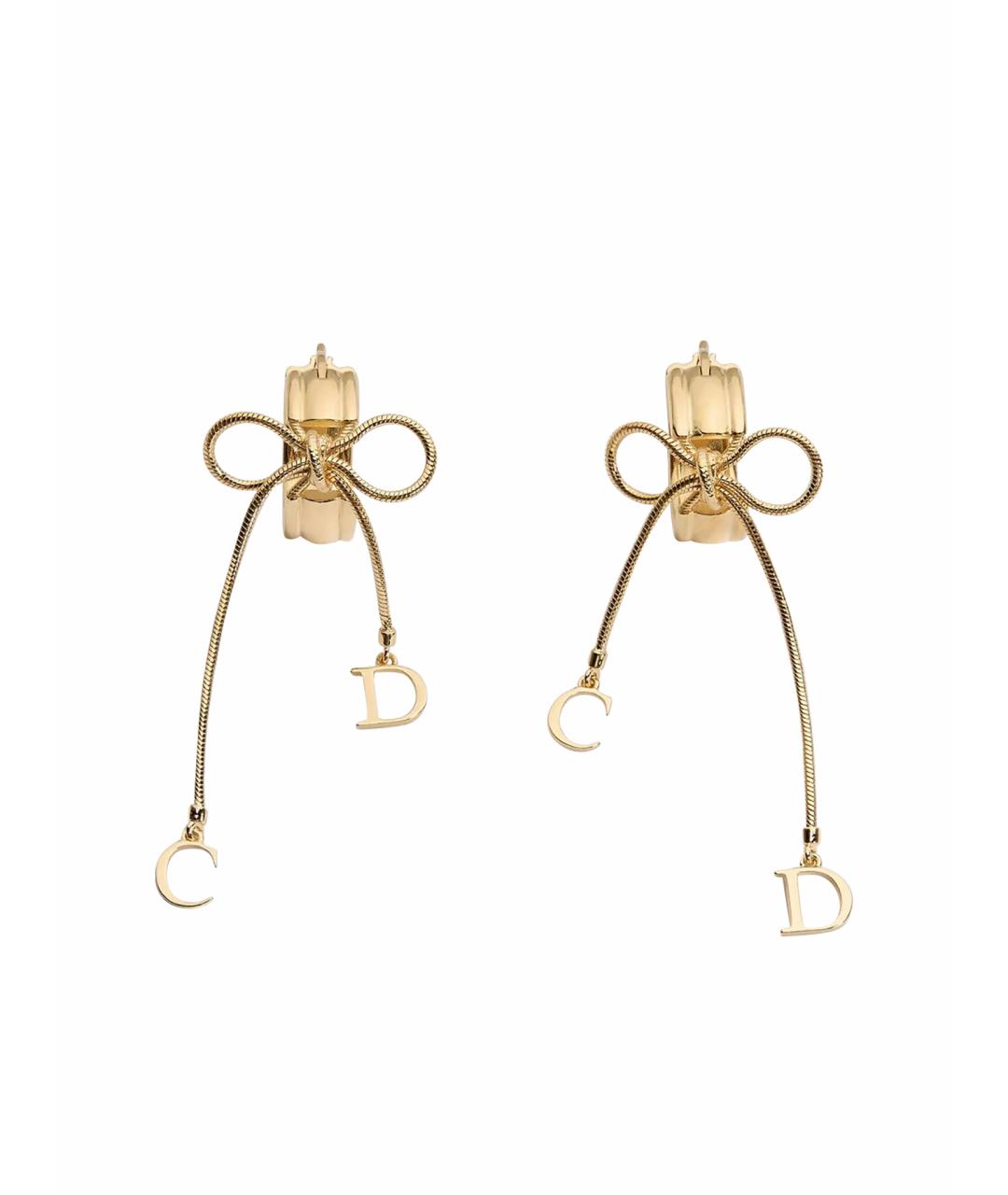 CHRISTIAN DIOR Золотые серьги, фото 1