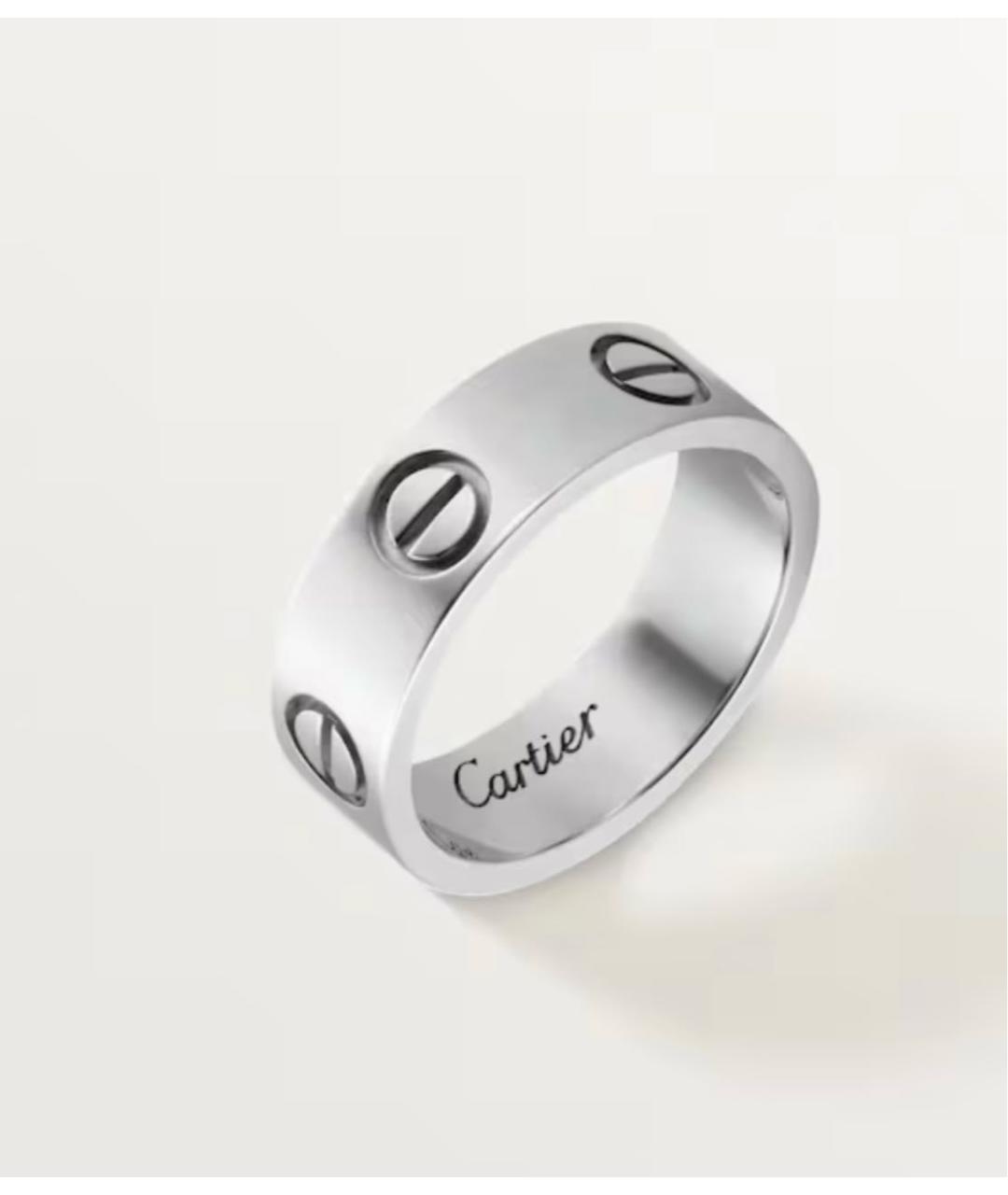 CARTIER Серебряное кольцо из белого золота, фото 9