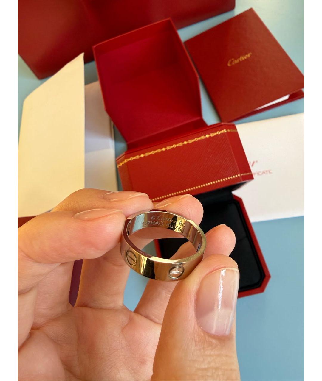 CARTIER Серебряное кольцо из белого золота, фото 8