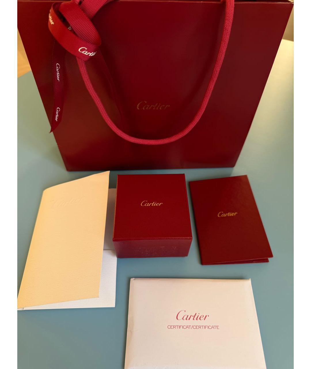 CARTIER Серебряное кольцо из белого золота, фото 5