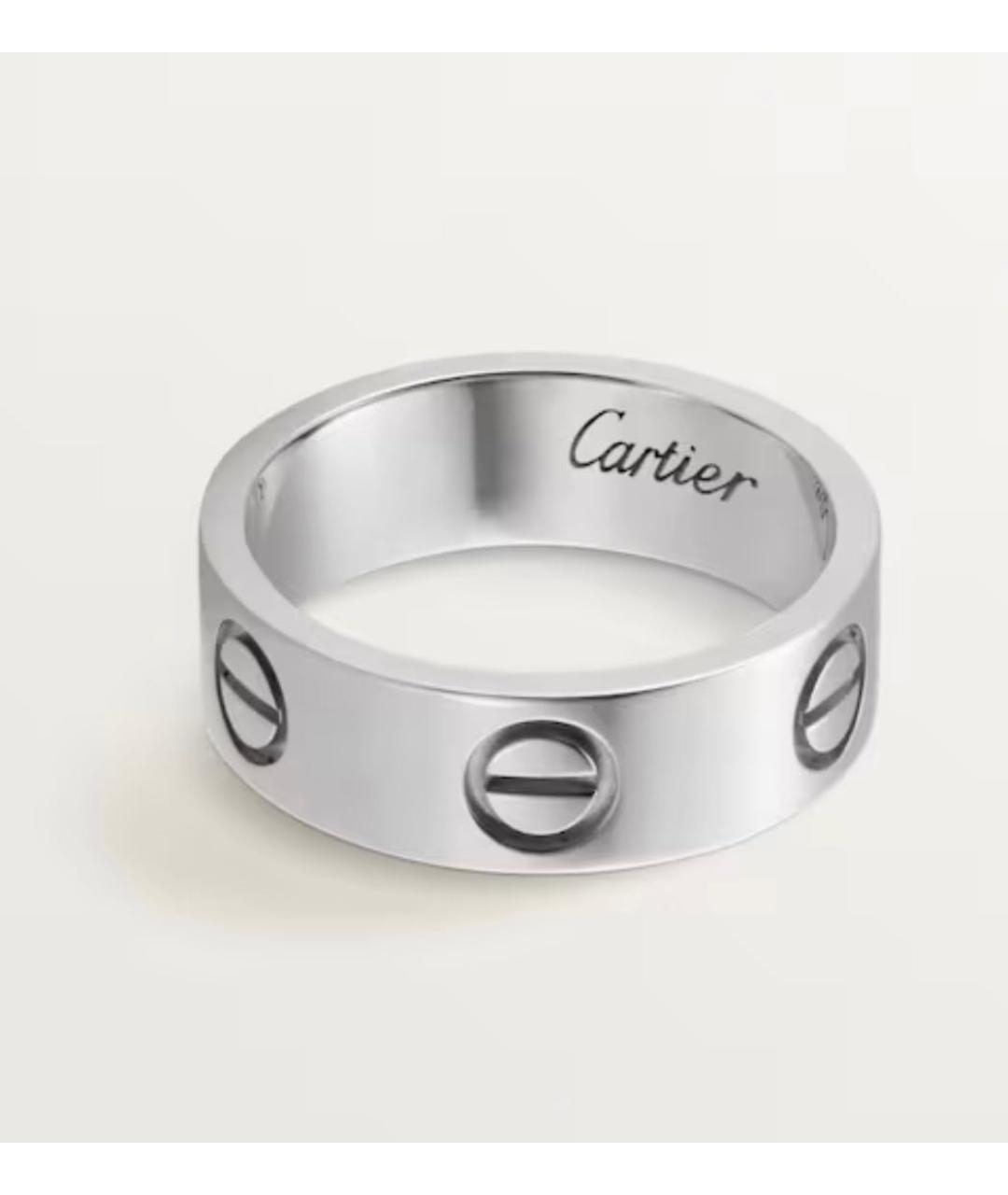 CARTIER Серебряное кольцо из белого золота, фото 2