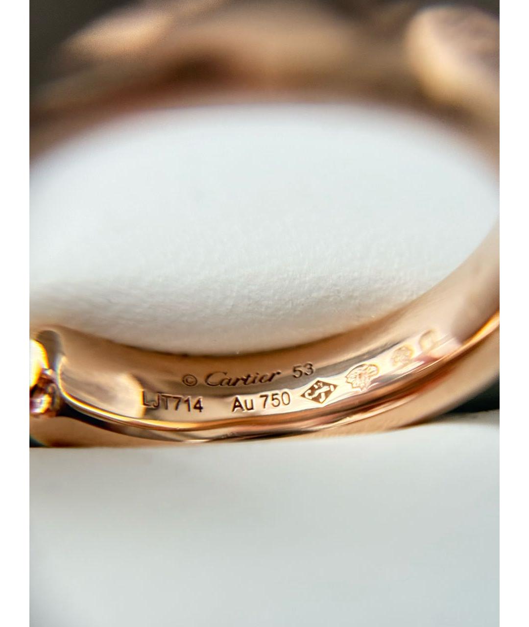 CARTIER Золотое кольцо из розового золота, фото 7
