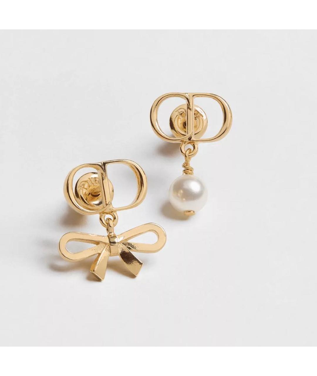 CHRISTIAN DIOR Золотые серьги, фото 3