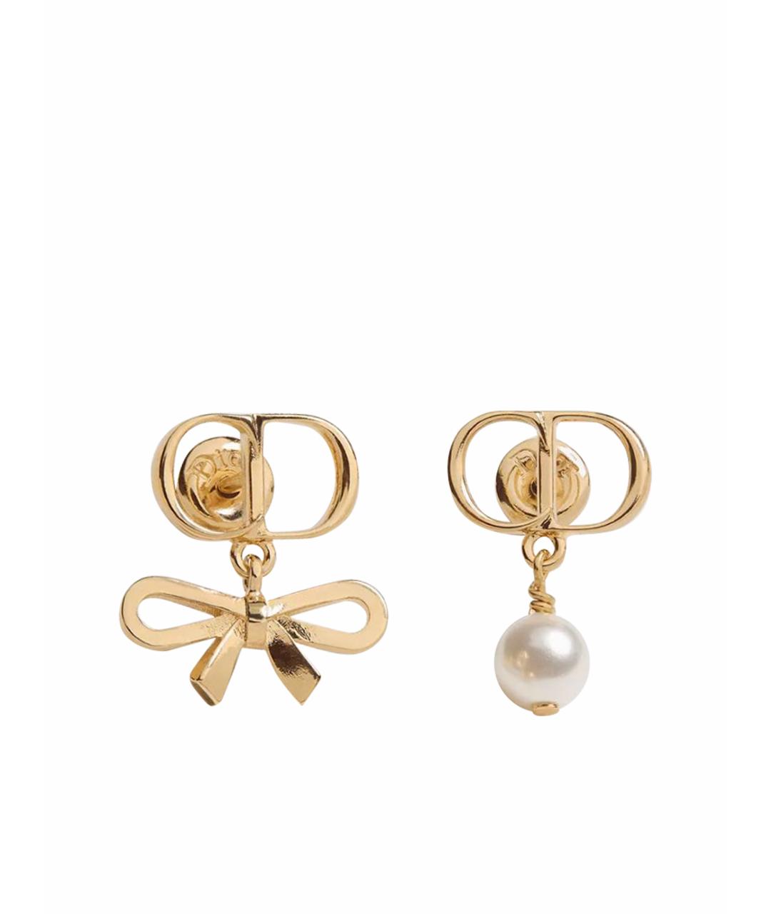 CHRISTIAN DIOR Золотые серьги, фото 1