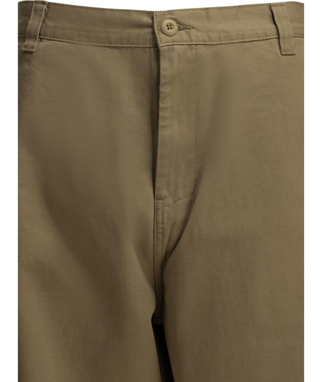 CARHARTT WIP Бежевые хлопковые повседневные брюки, фото 3