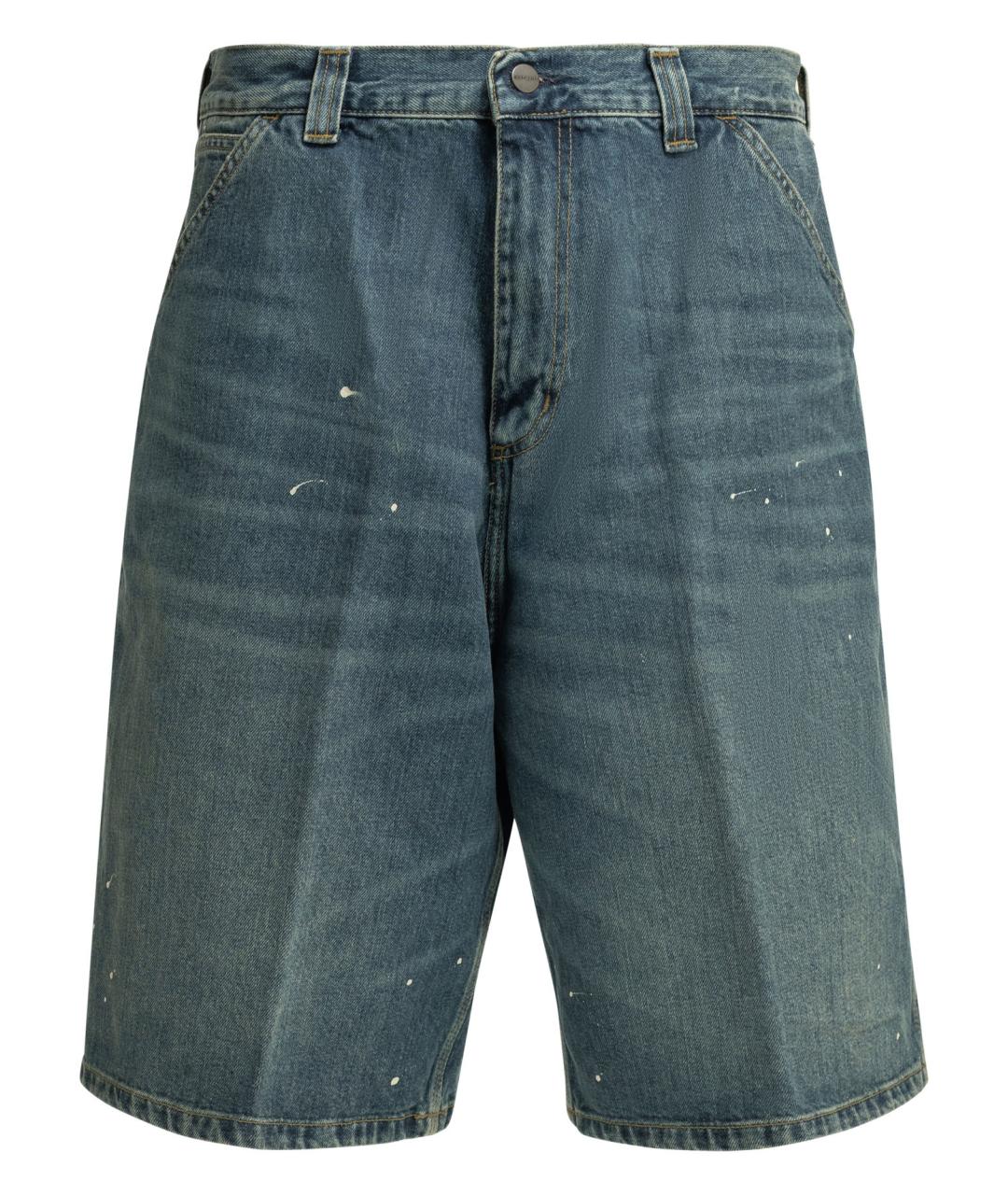 CARHARTT WIP Синие хлопковые шорты, фото 1