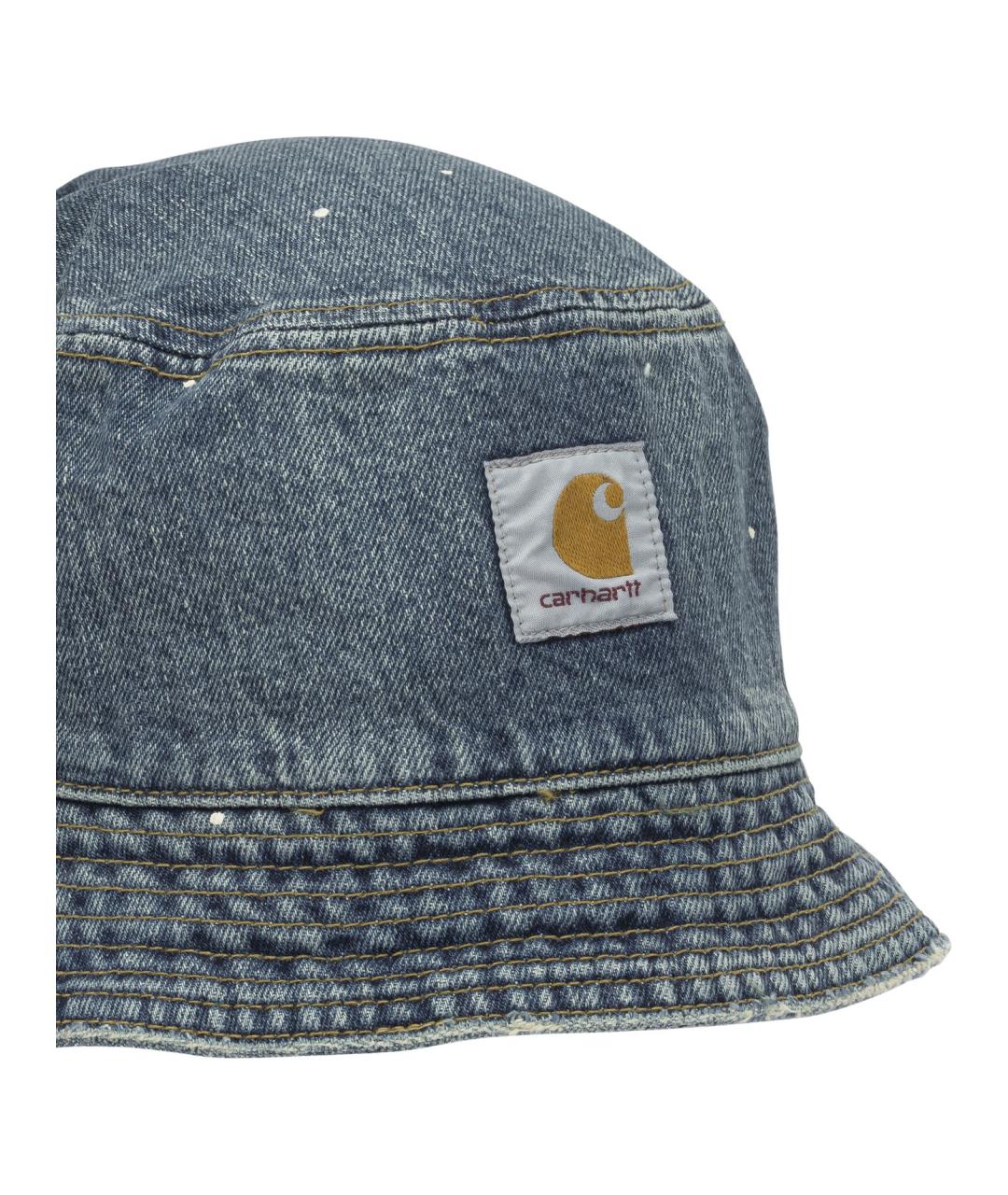 CARHARTT WIP Синяя хлопковая шляпа, фото 4