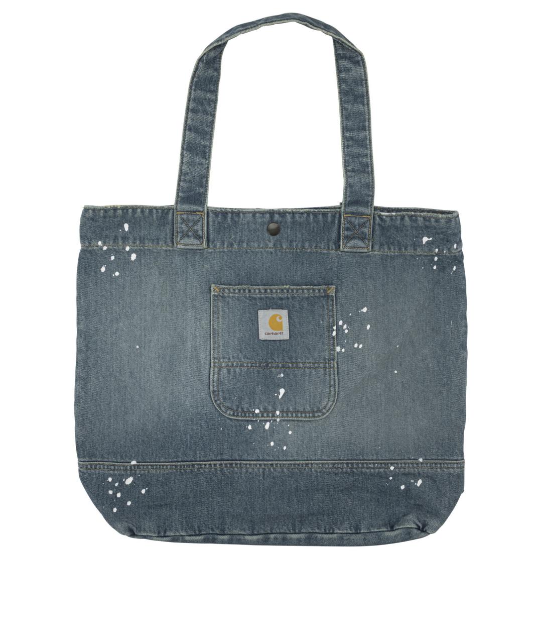 CARHARTT WIP Синяя деним сумка тоут, фото 1