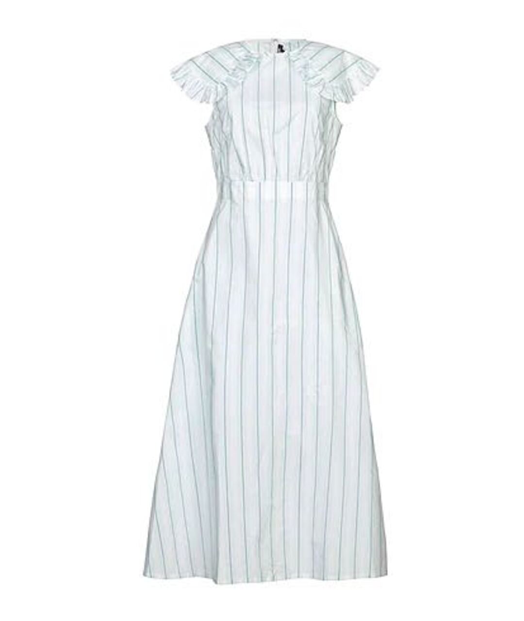 CALVIN KLEIN 205W39NYC Белое шелковое повседневное платье, фото 1