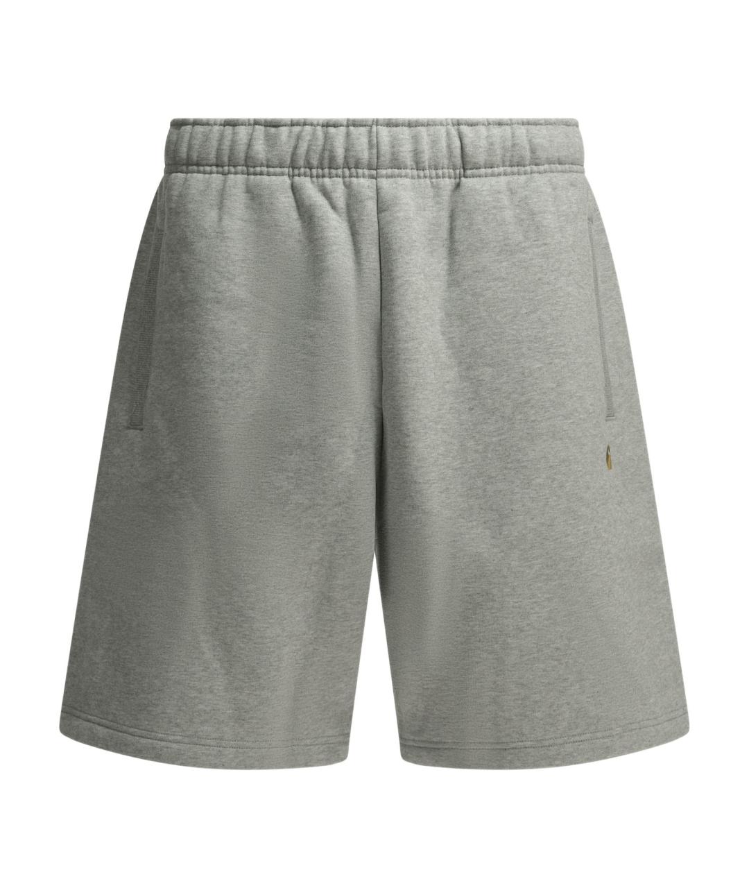 CARHARTT WIP Серые хлопковые шорты, фото 1