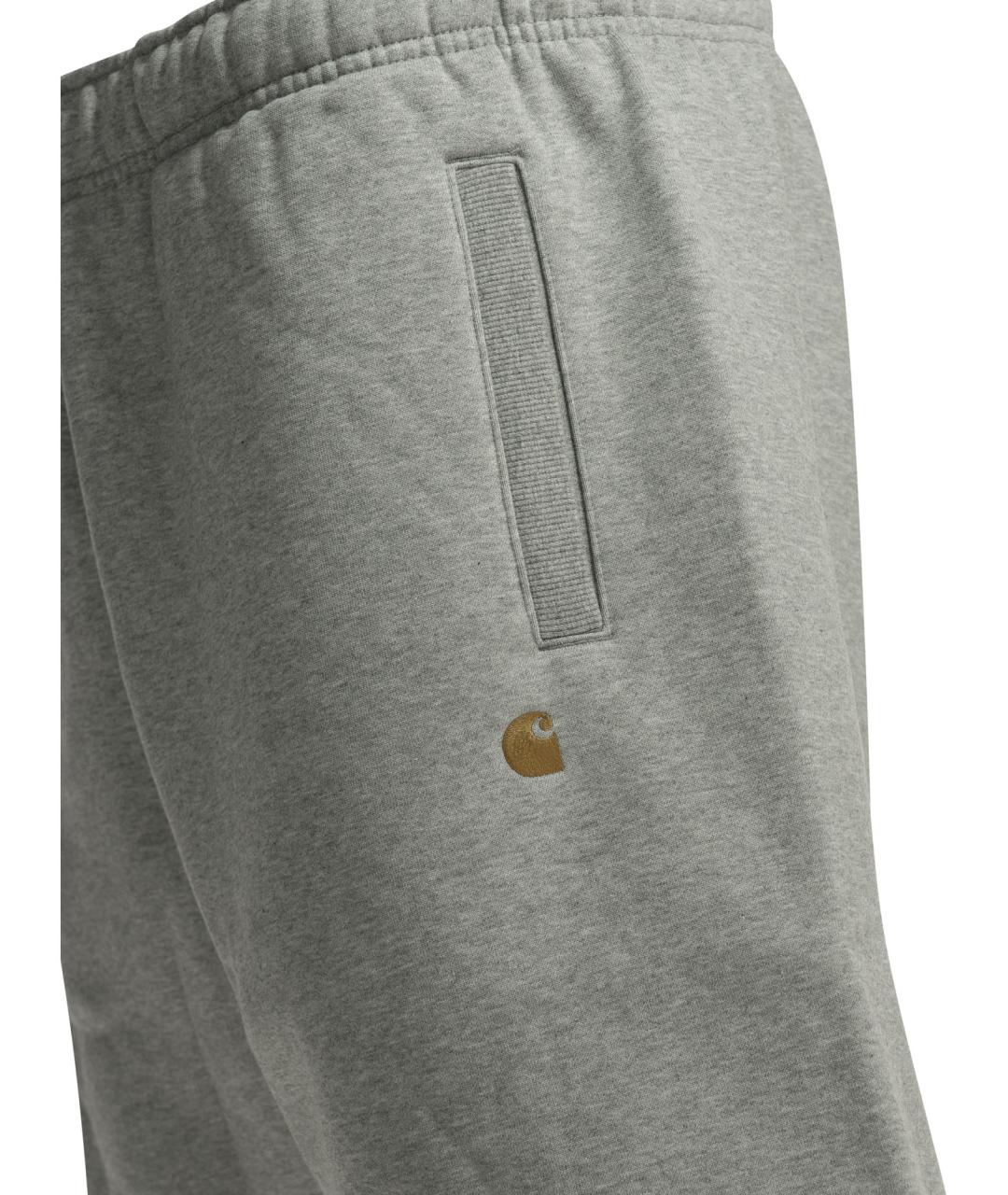 CARHARTT WIP Серые хлопковые шорты, фото 4