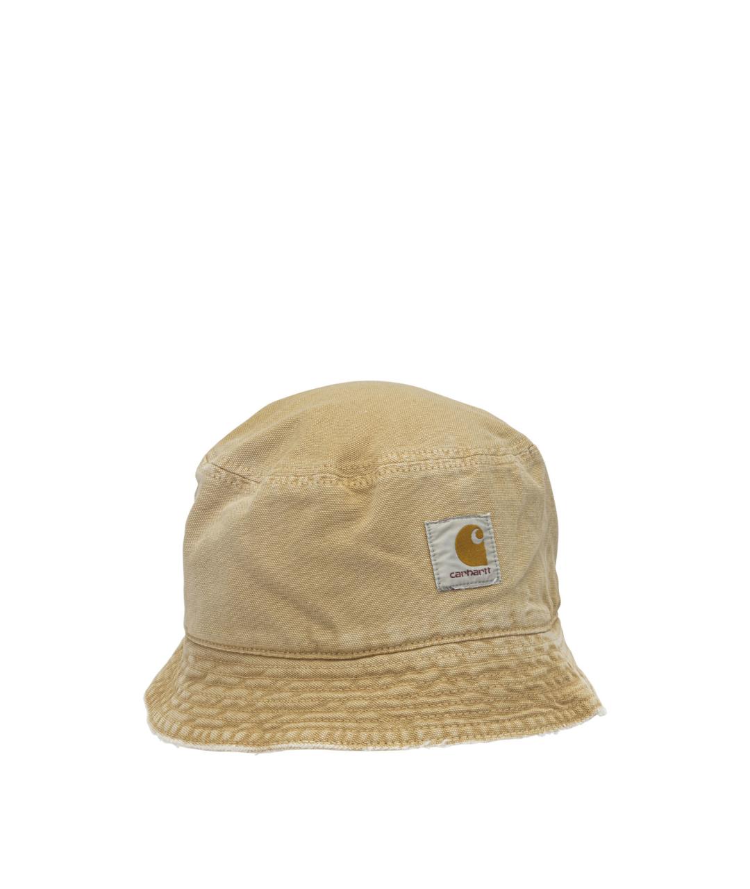 CARHARTT WIP Бежевая хлопковая шляпа, фото 2