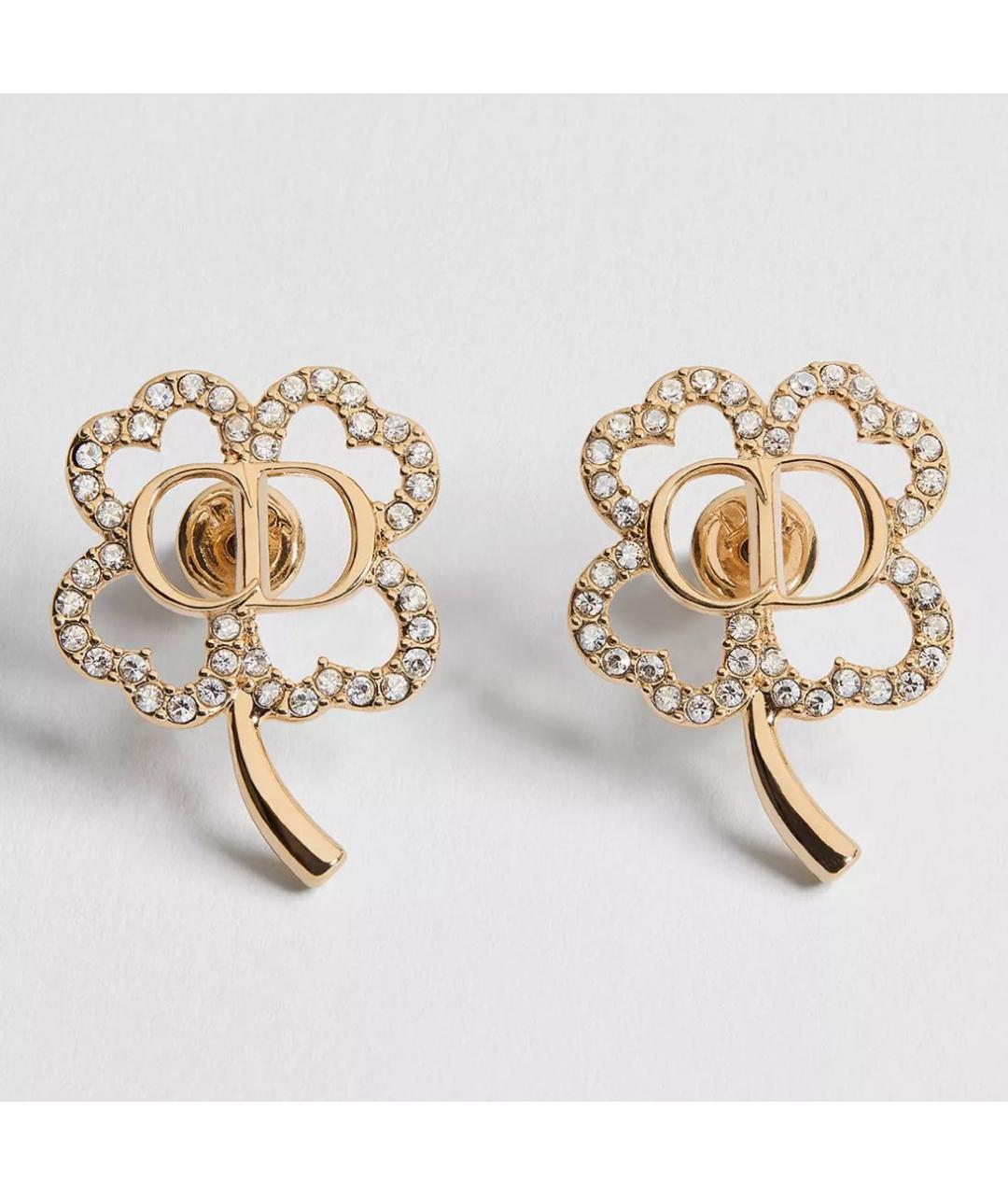 CHRISTIAN DIOR Золотые серьги, фото 4