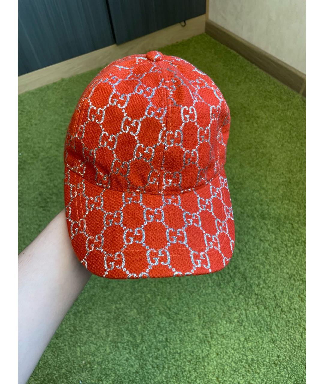 GUCCI Красная кепка/бейсболка, фото 4