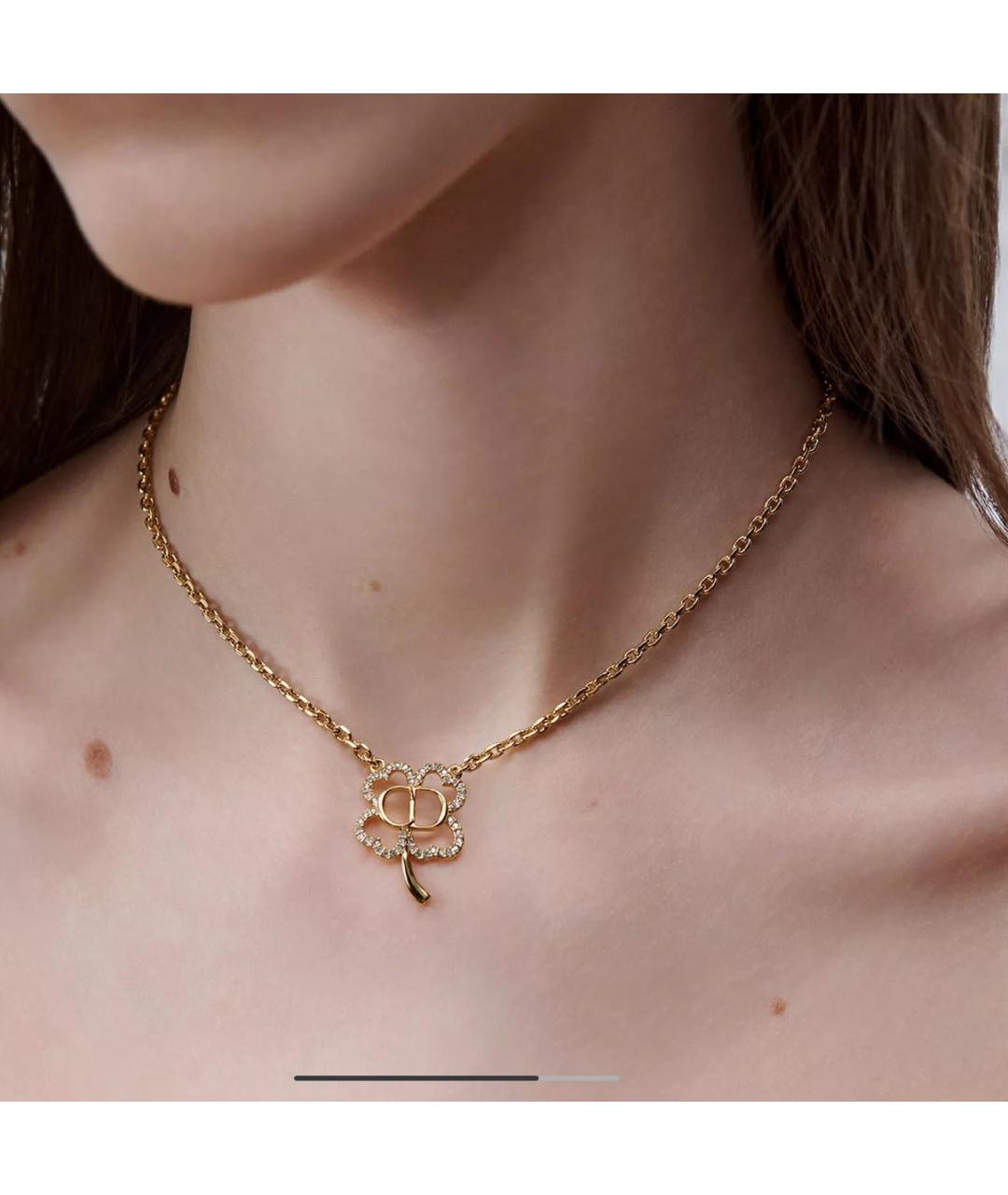 CHRISTIAN DIOR Золотое колье, фото 2