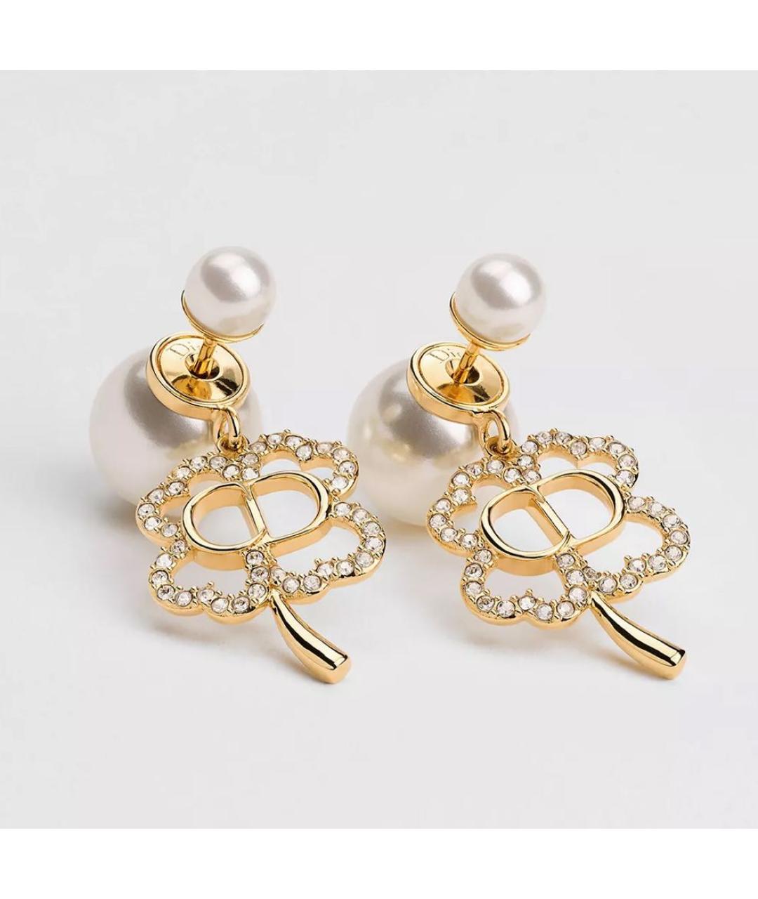 CHRISTIAN DIOR Золотые серьги, фото 4