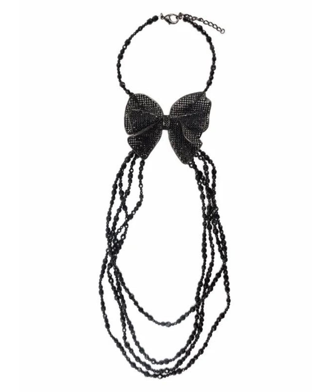 CHANEL Черное колье, фото 5