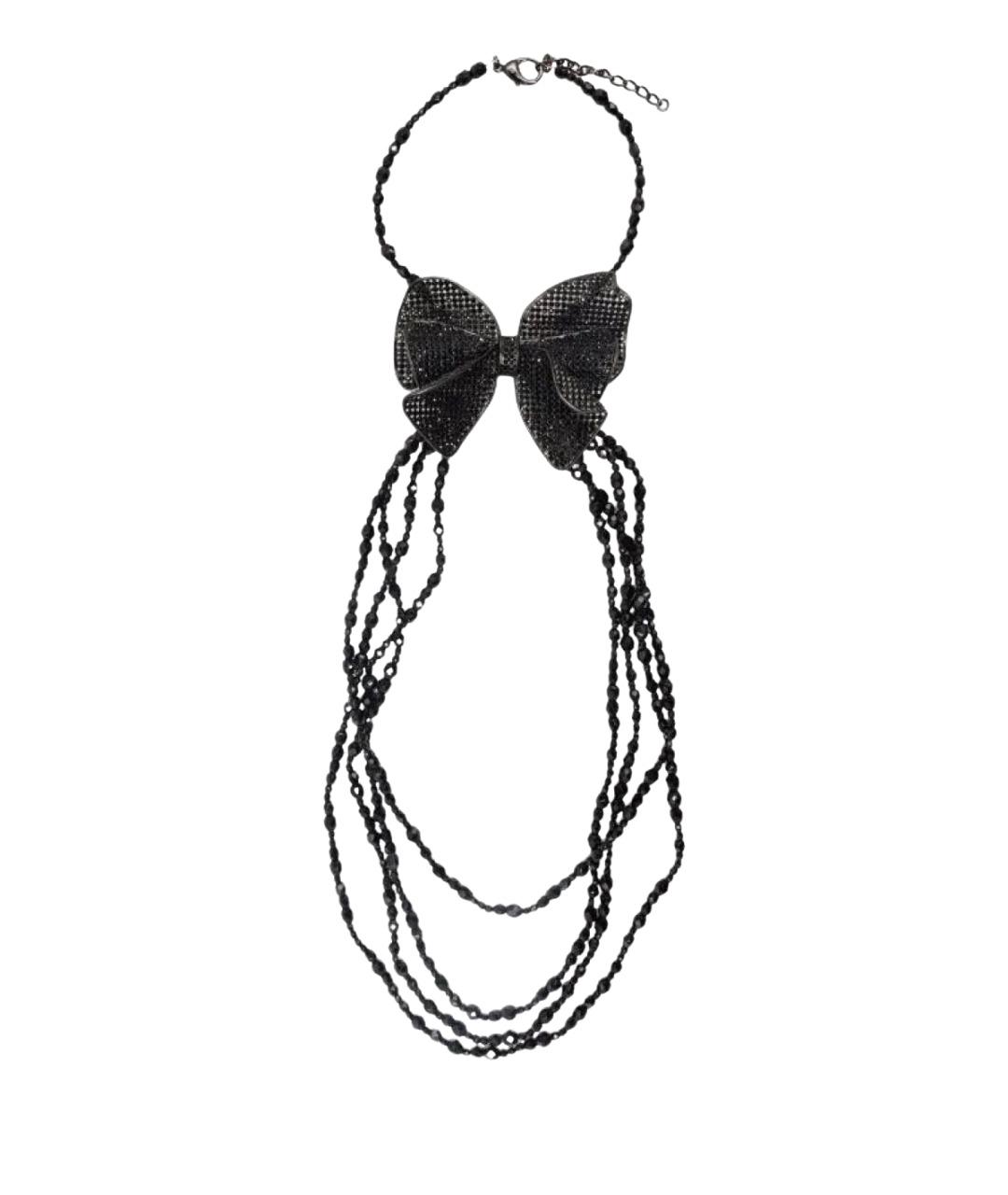 CHANEL Черное колье, фото 1