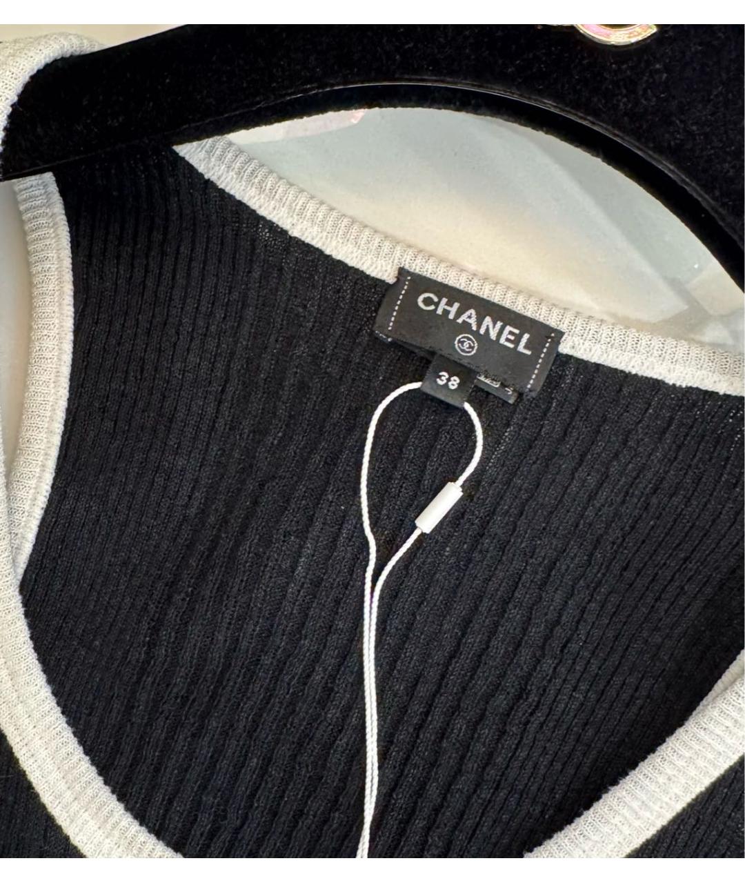 CHANEL Черное повседневное платье, фото 2