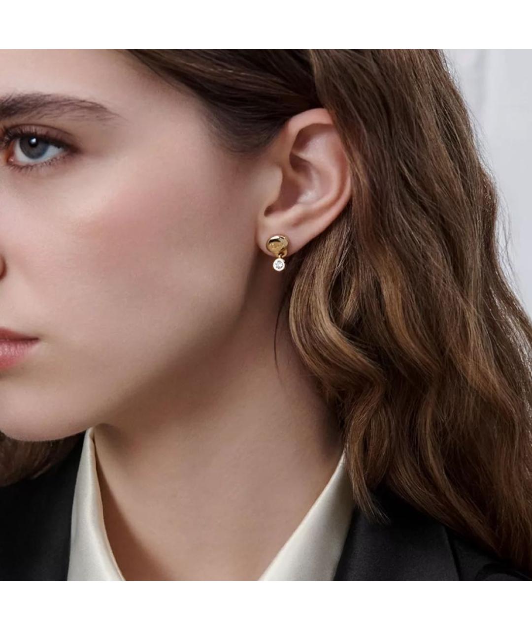 CHRISTIAN DIOR Золотые серьги, фото 2