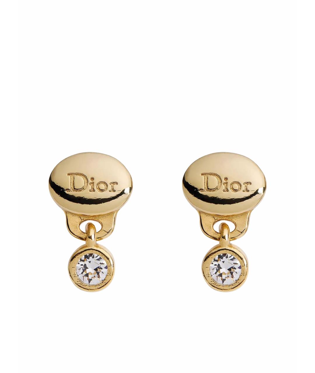 CHRISTIAN DIOR Золотые серьги, фото 1