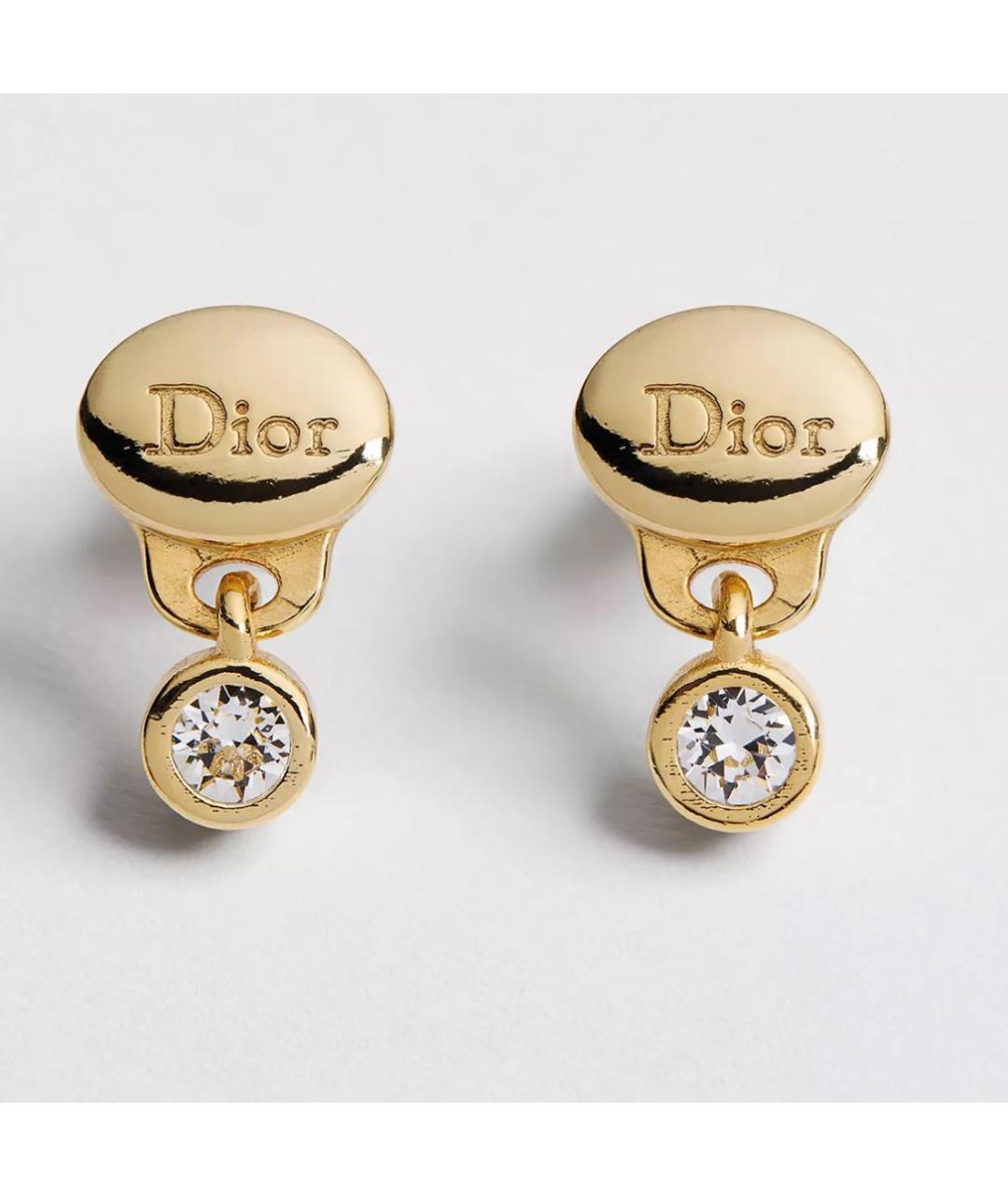 CHRISTIAN DIOR Золотые серьги, фото 4
