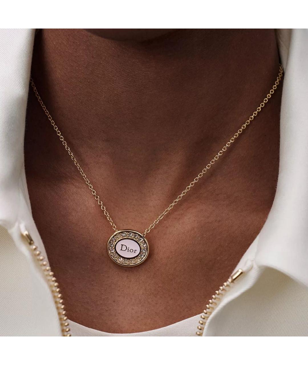 CHRISTIAN DIOR Розовое колье, фото 2