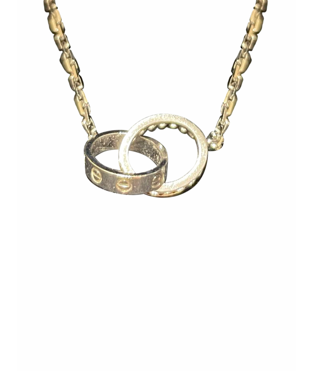 CARTIER Белое колье из белого золота, фото 1