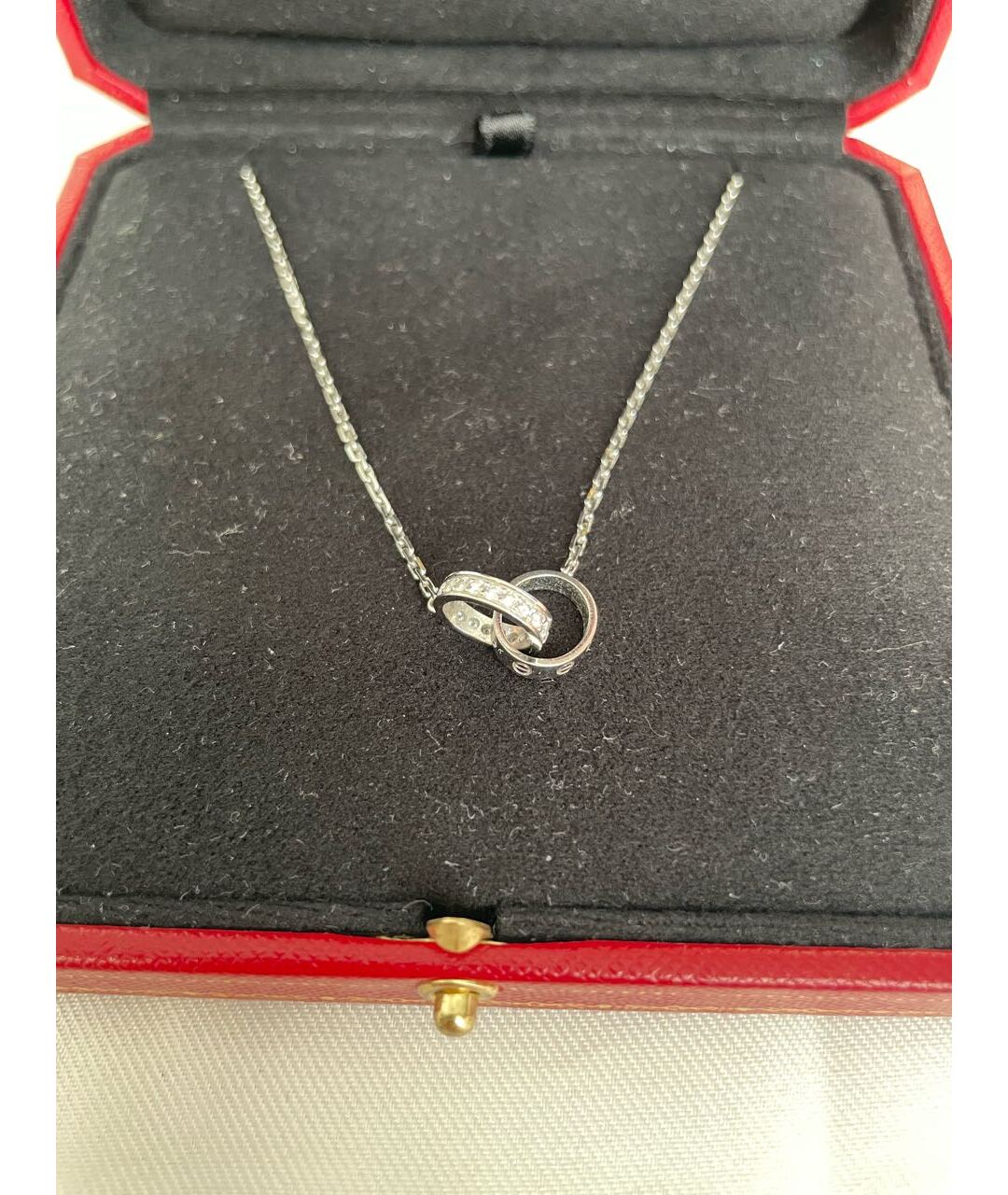 CARTIER Белое колье из белого золота, фото 7