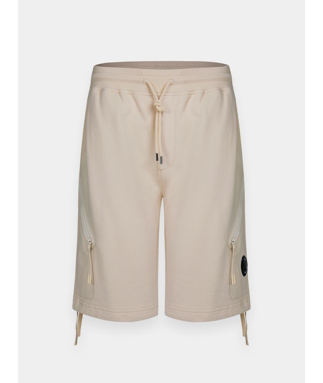 CP COMPANY Бежевые хлопковые шорты, фото 4