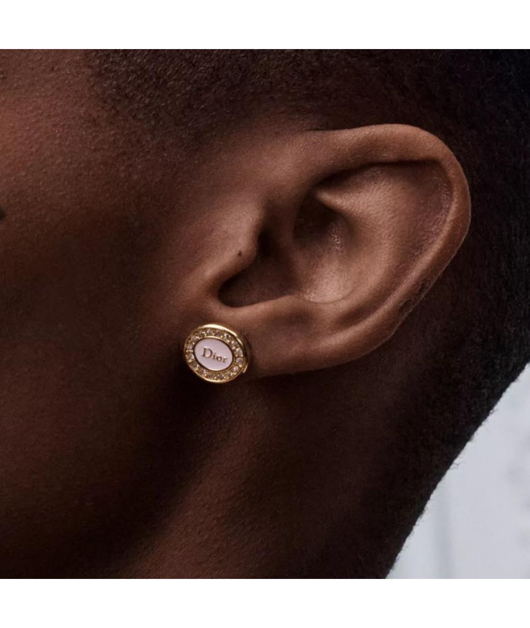 CHRISTIAN DIOR Розовые серьги, фото 3
