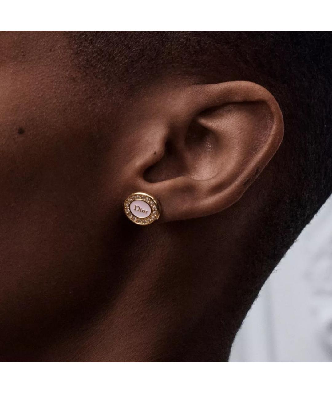 CHRISTIAN DIOR Розовые серьги, фото 2
