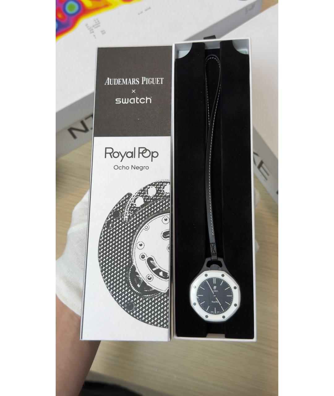 Swatch Черные часы, фото 5