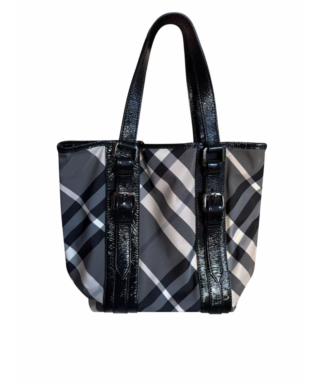 BURBERRY Черная сумка тоут, фото 1