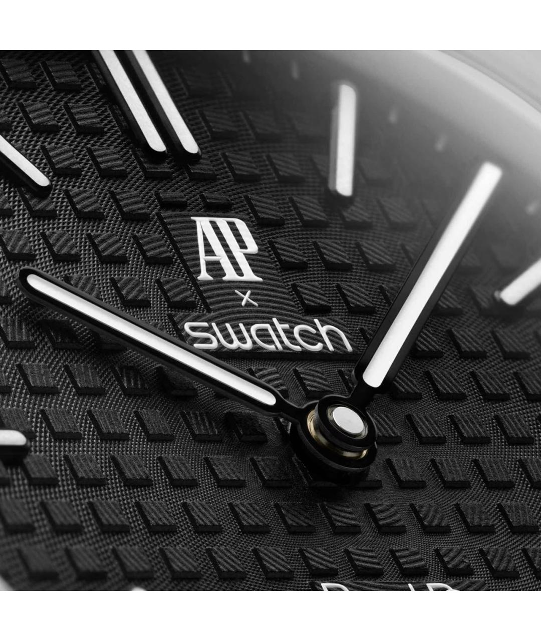 Swatch Черные часы, фото 4