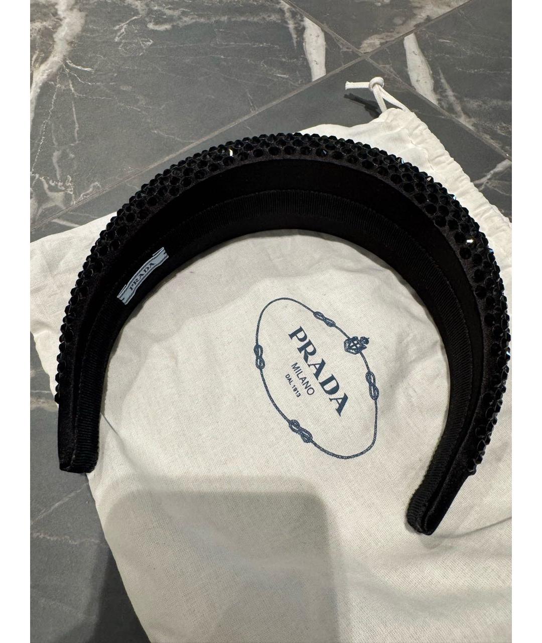 PRADA Черный ободок, фото 3