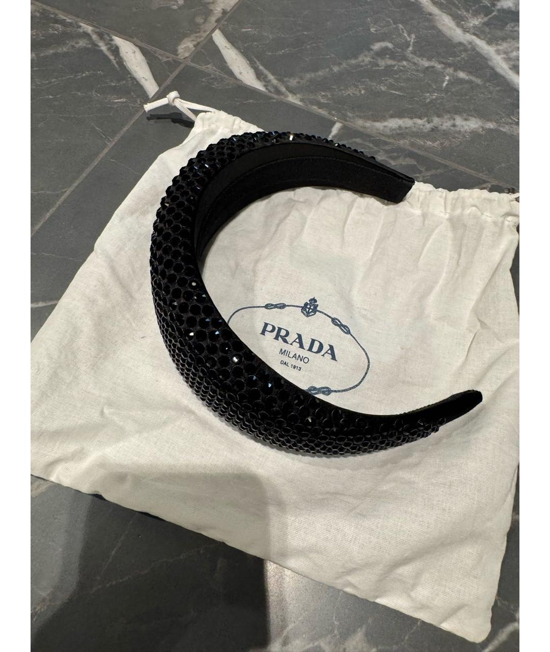 PRADA Черный ободок, фото 2