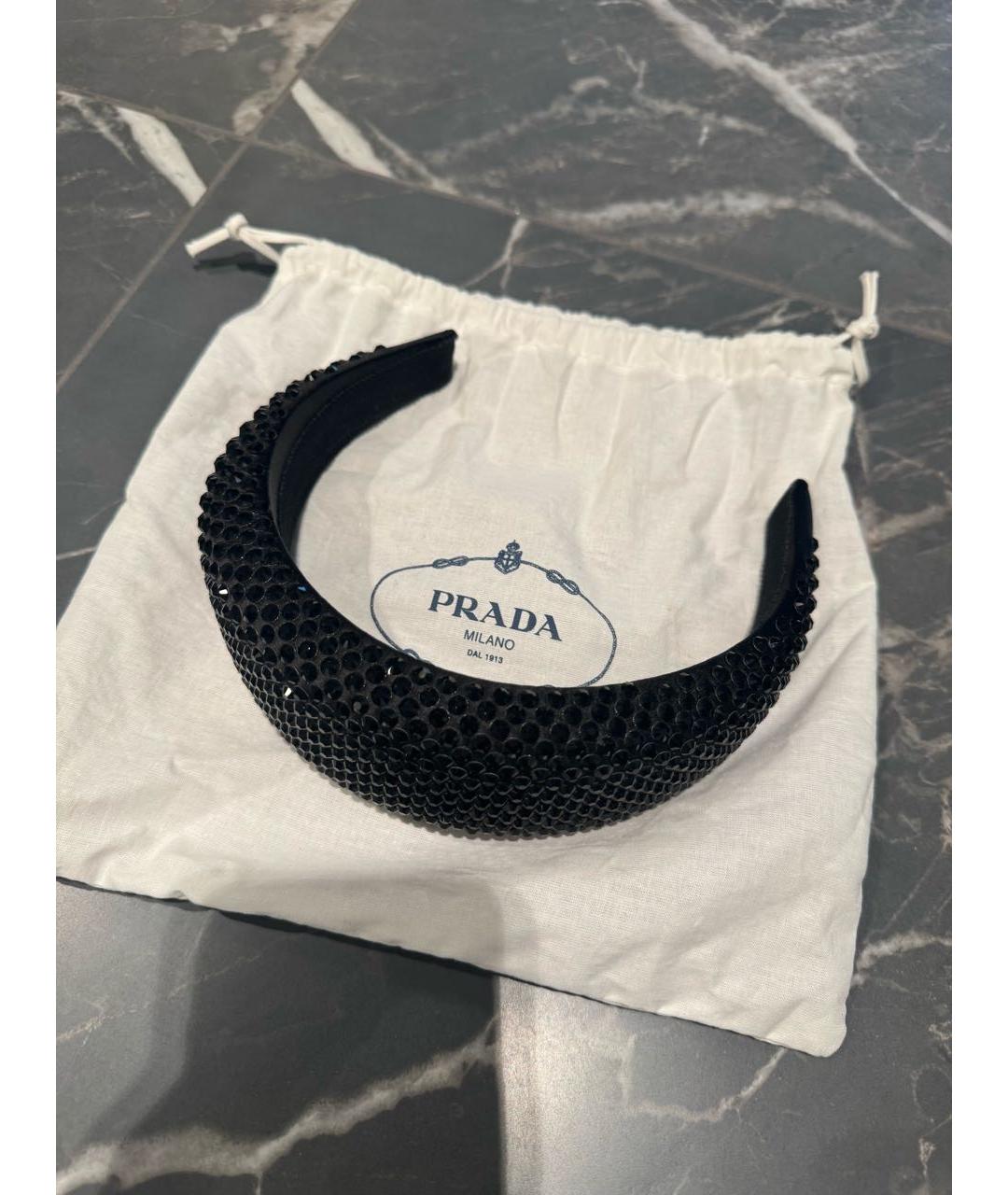 PRADA Черный ободок, фото 4