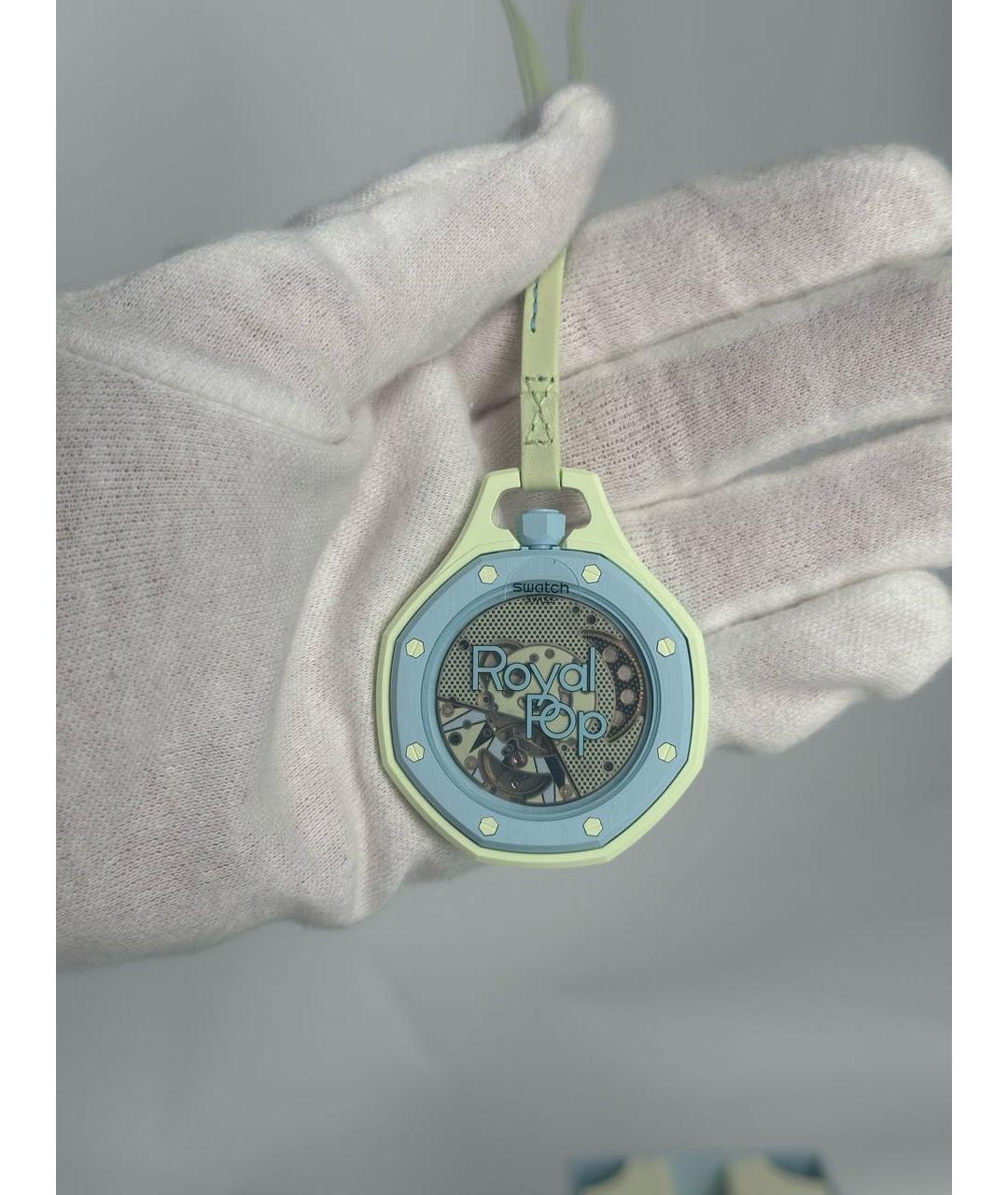Swatch Салатовые часы, фото 7