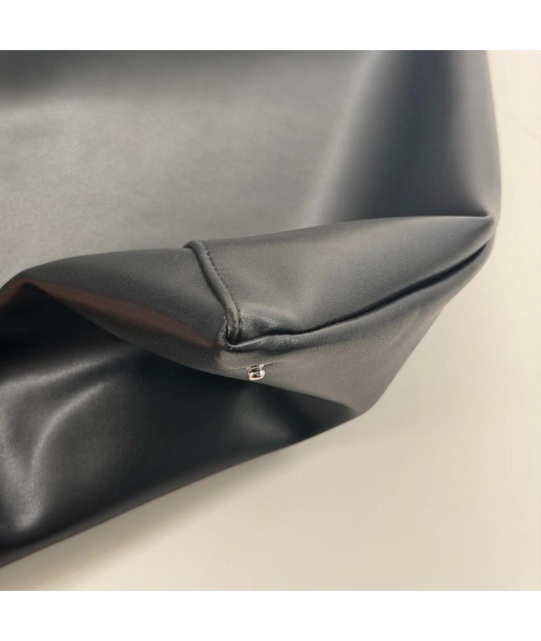 MM6 MAISON MARGIELA Черная сумка тоут из искусственной кожи, фото 7