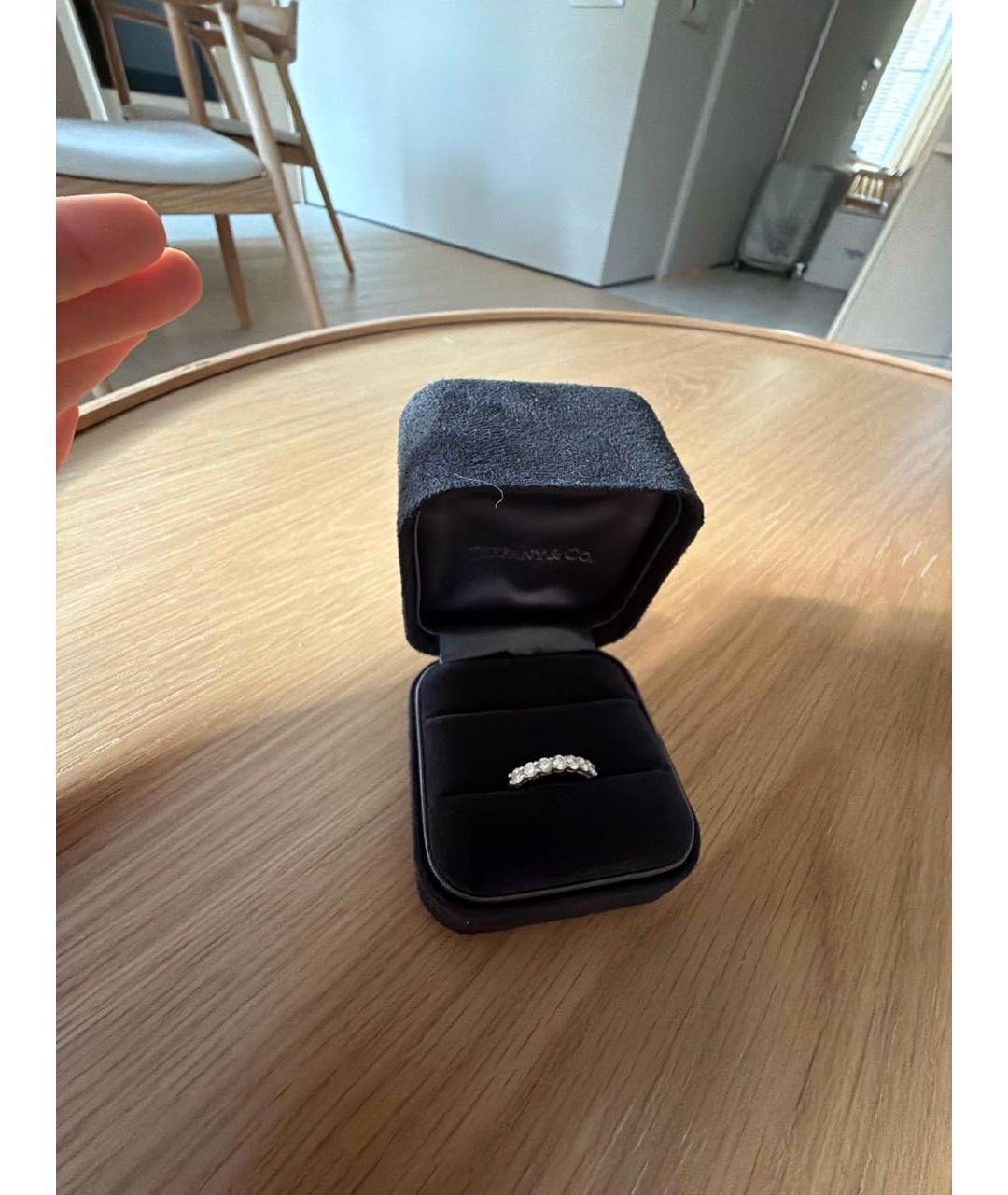 TIFFANY&CO Серебряное платиновое кольцо, фото 2