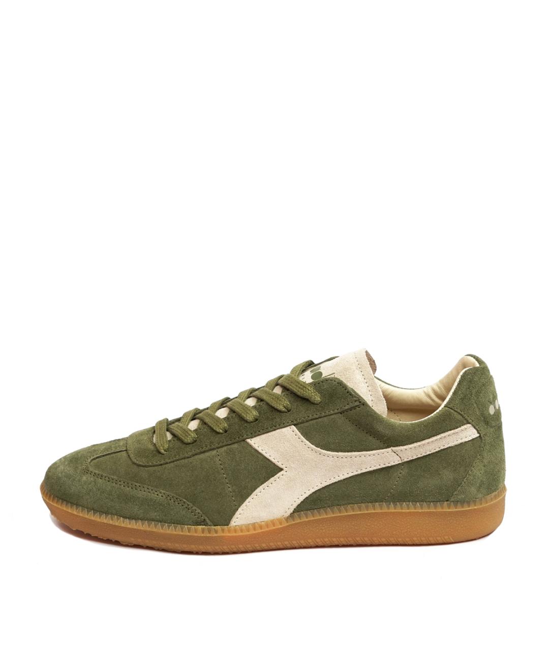 DIADORA HERITAGE Хаки замшевые низкие кроссовки / кеды, фото 10